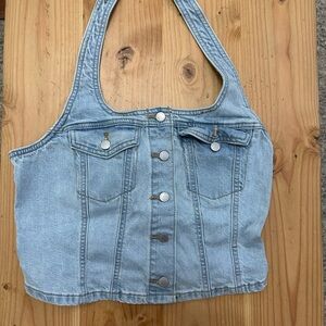 Universal Thread Light Blue Denim Top